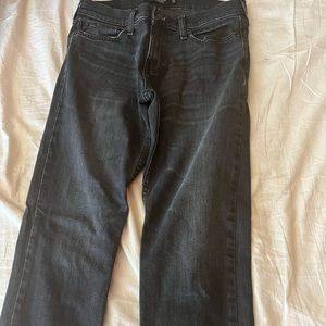 hollister black jeans slim straight leg 29x30